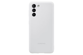 Samsung Silicone Cover Galaxy S21 Light Gray