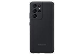 Samsung Silicone Cover Galaxy S21 Ultra Black