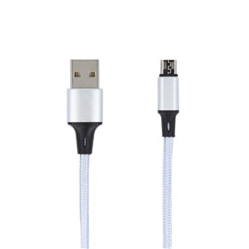 FoneFX Braided Cable USB to Micro USB 1m White