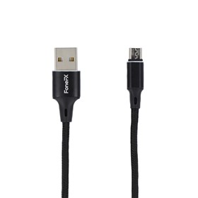 FoneFX Braided Cable USB to Micro USB 1m Black