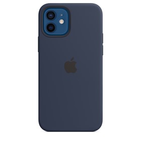 Apple Silicone Case iPhone 12/12 Pro with MagSafe Deep Navy