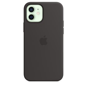 Apple Silicone Case iPhone 12/12 Pro with MagSafe Black