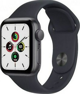 Apple Watch SE GPS 44mm Space Grey with Midnight Sport Band 